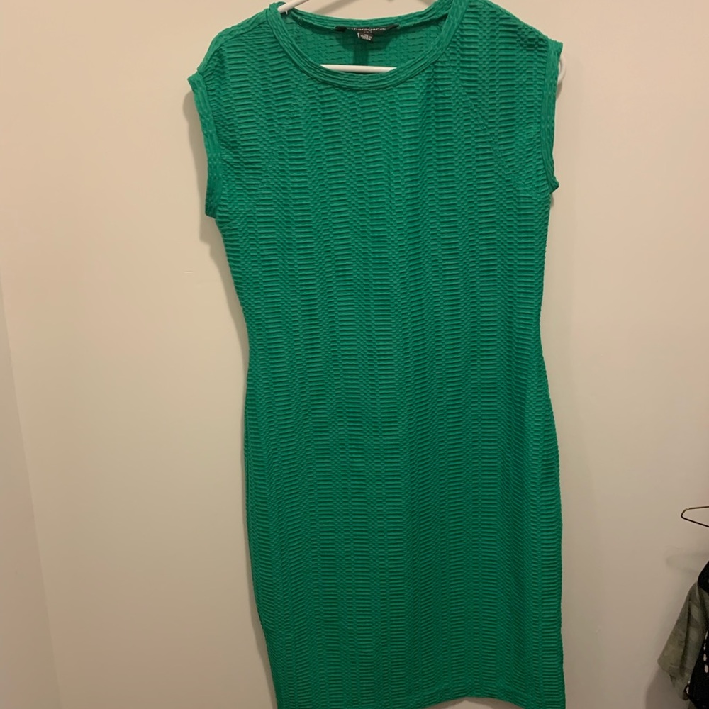 Emerald Green size 10 textured look dress